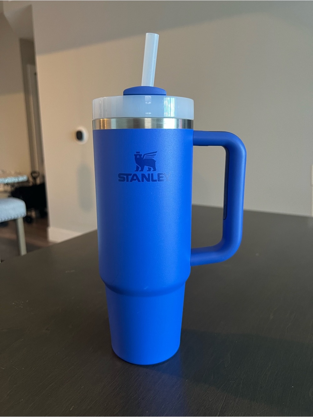 Stanley Royal Blue Insulated Mug with Handle and Straw